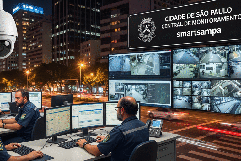 Câmeras de Monitoramento de São Paulo-imagem IA