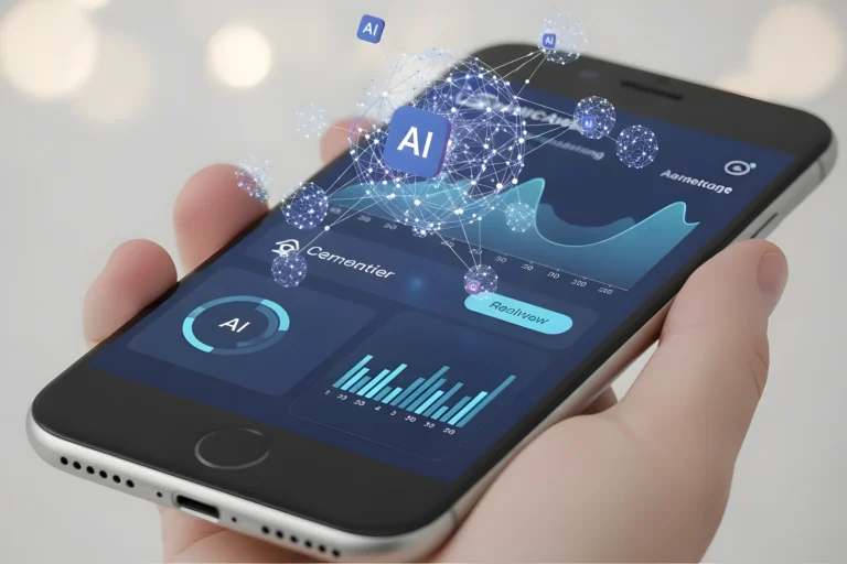 Celular inteligente com IA- imagem IA