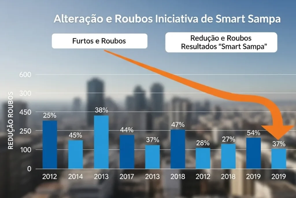 Gráfico do Smart Sampa -imagem IA