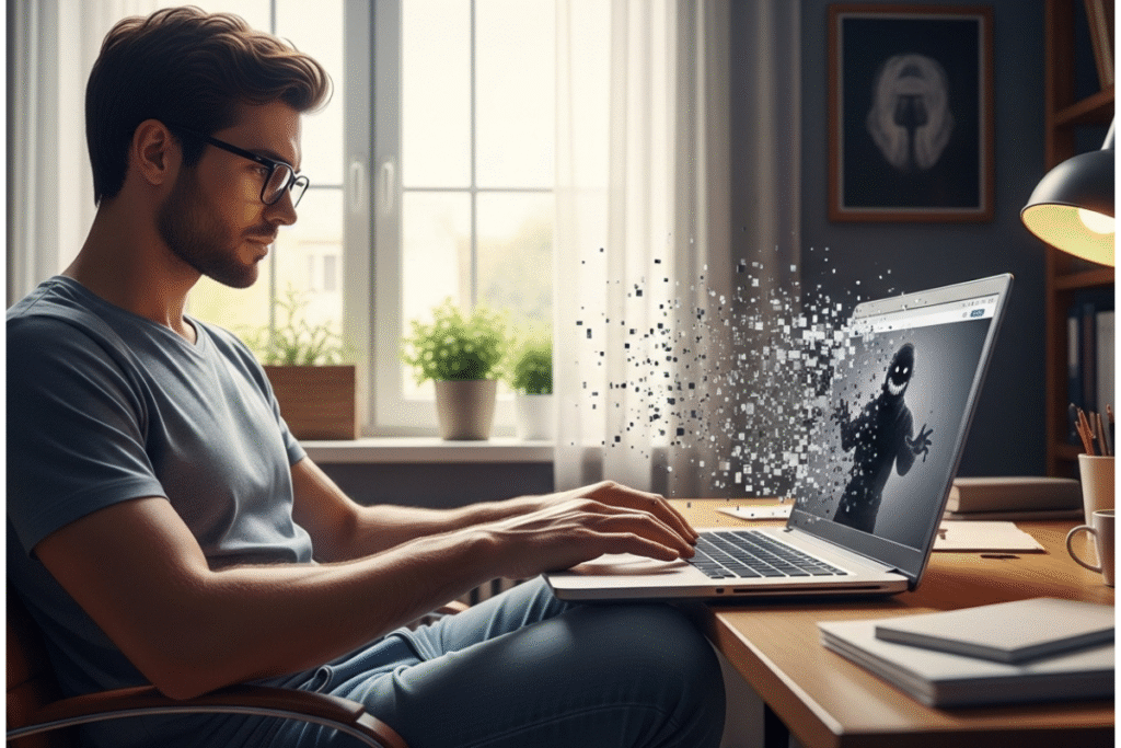 Identificando riscos em compras online- imagem IA