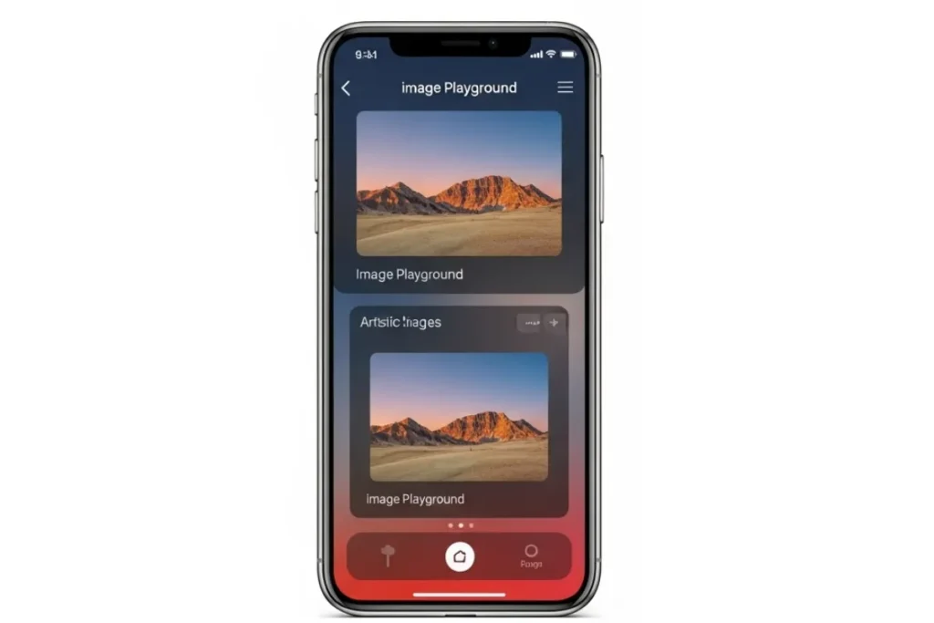 Image Playground-imagem IA