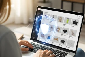 Segurança em compras Online- imagem IA