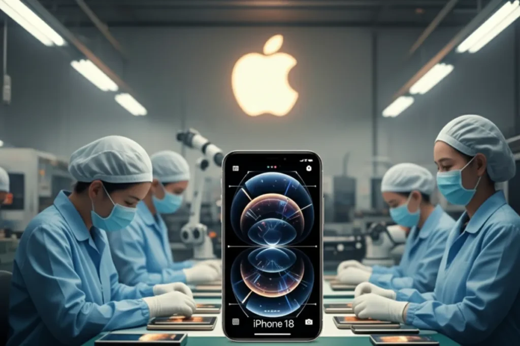 Atraso do Iphone18-imagem IA