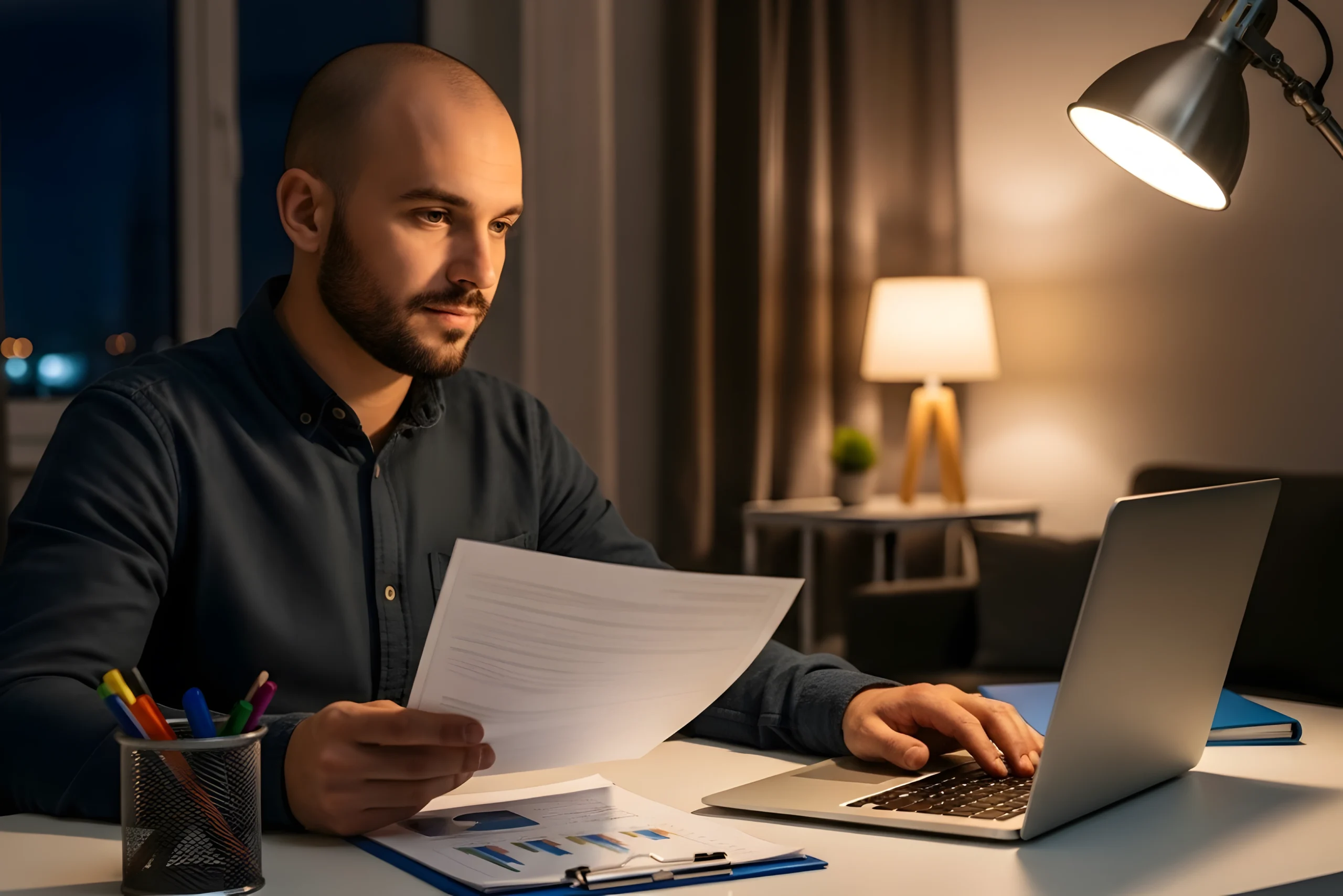 Trabalho Remoto em casa-imagem IA