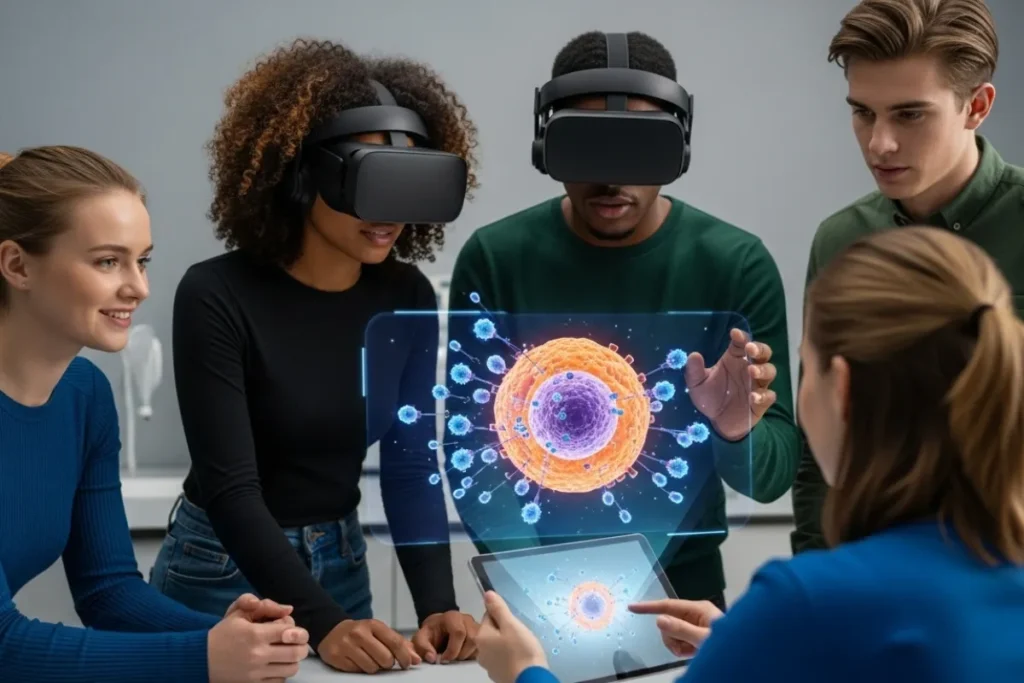 Uso da Realidade Mista-imagem IA